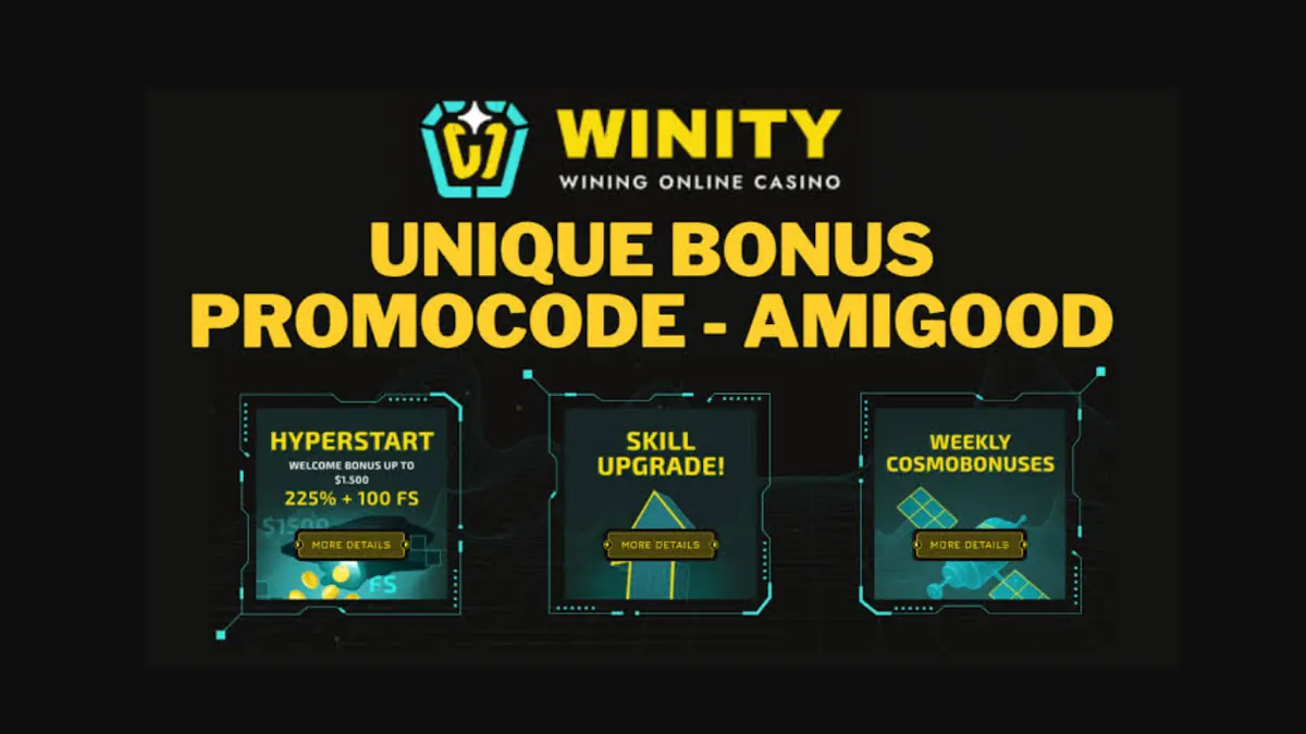 Winity Casino — современный интерфейс лобби